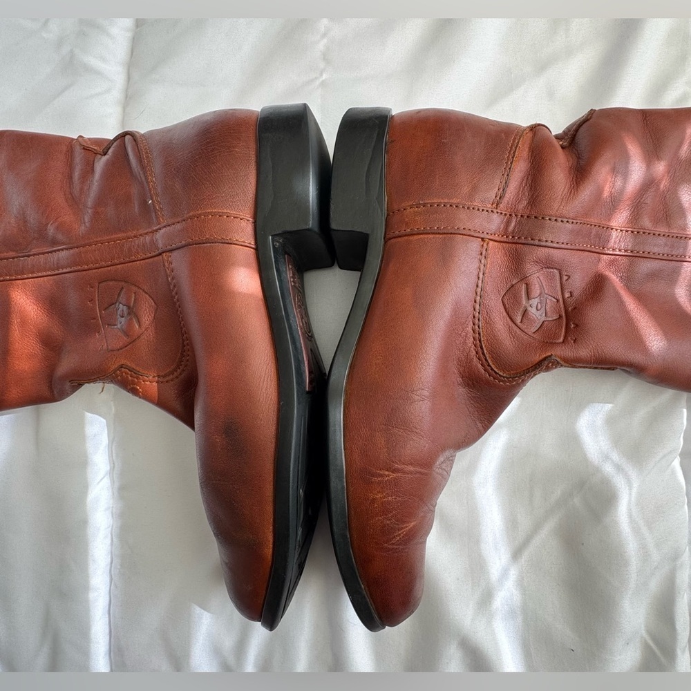 Ariat Women Brown Leather Western Boots - Picture 6 of 8